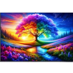 5d Full tree of life Round Drill Diamond Painting Egypt 40*60 لوحة شجره الحياه رسم بالماس