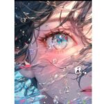 5d Diamond painting Egypt girl full round drill 30*40 لوحة البنوته رسم بالماس