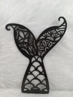 Wood decor for wall art or for Diamond Painting Work mermeland  ديكور من الخشب  حوريه البحر سمك 5 ملي للتزين او للرسم بالماس عليه مقاس 35 سم