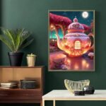 5d Diamond Painting Magic pot full round 45*60 لوحة البراد السحري رسم بالماس