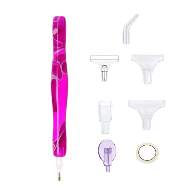Diamond painting Multiplacer Risen pen with 4 Metal Head 5D DIY Painting Tools Pen Glue قلم مزدوج ملون مع 4 رؤس معدن 5D DIY Diamond painting Egypt Multiplacer pen with 7 Head & glue قلم مزدوج ملون مع 7 رؤس ولزق من بشرى والرسم بالماس