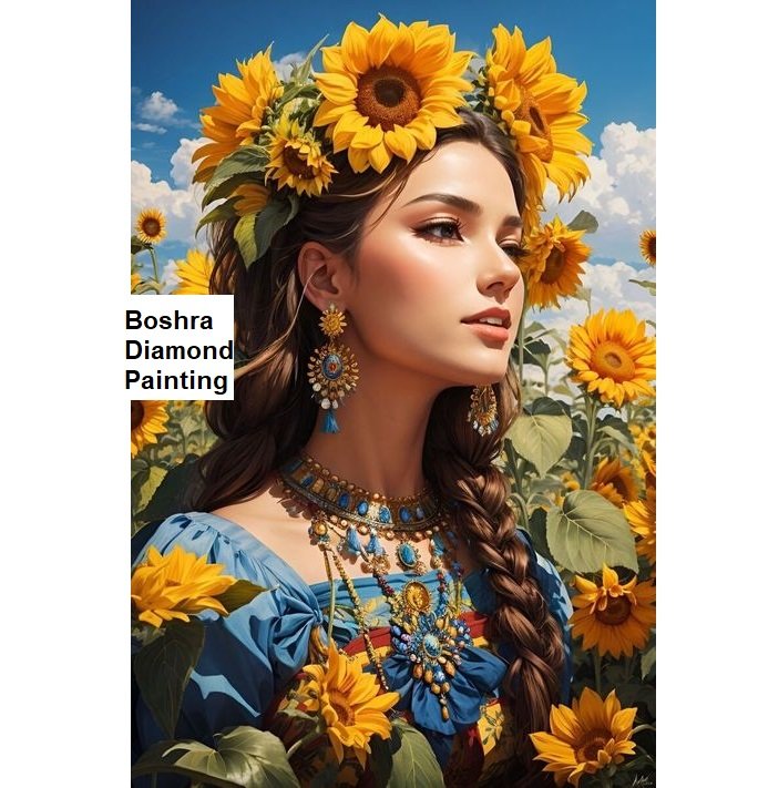 A111-40X50CM--15个方钻 1 5D Diamond Painting Egypt Boshra Spring Full square ab Drill لوحه ماسية نسمات الربيع 35*45 - الصورة 1