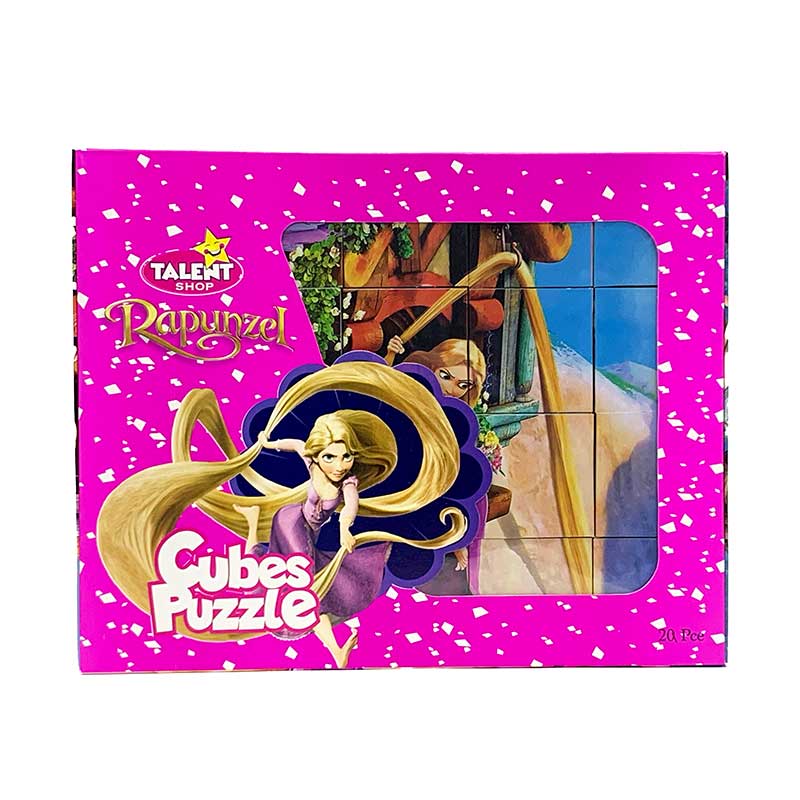 Princes Blocks Cube Jigsaw Puzzles for Kids 20 Cubes+6 years old بازل مكعبات الأميرات