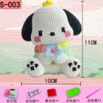 5d Boshra Diamond painting Egypt piggy bank Puppy round drill 10*11 cm حصاله بوبي من بشري والرسم بالماس