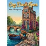 Cozy Dream home 55 book for kids & Adult Egypt book كتاب التلوين كوزي الترا هاى كوبي