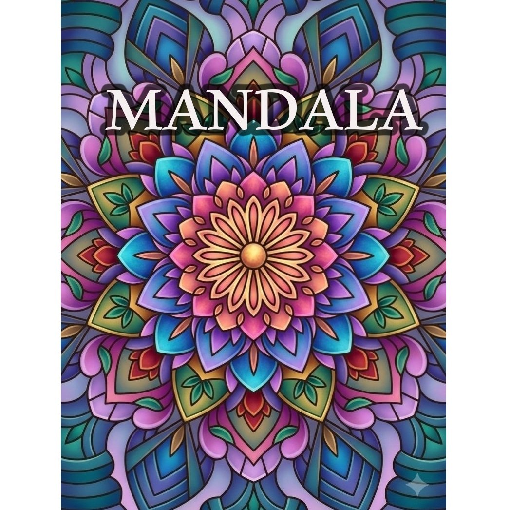 cozy Mandela coloring book for kids & Adult Egypt Cozy mandala book for kids & Adult Egypt book كتاب التلوين كوزي الترا هاى كوبي - الصورة 1