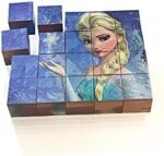 Frozen Blocks Cube Jigsaw Puzzles for Kids 20 Cubes+6 years old بازل مكعبات فروزن