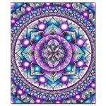 5d Diamond painting Boshra Mandela full crystal Round drill 40*50 لوحة مانديلا كريستال رسم بالماس