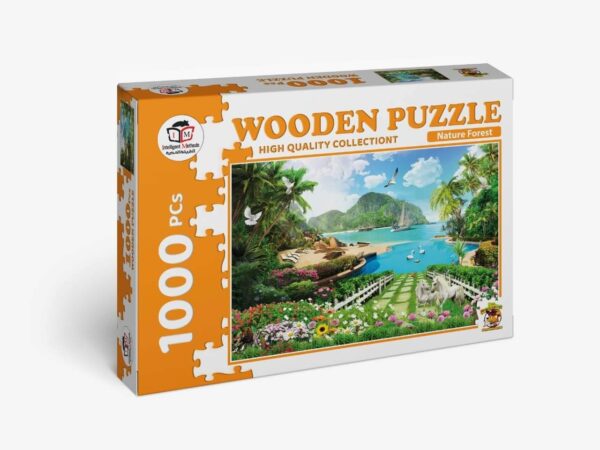 Wooden Jigsaw Puzzles Forst for Adults 1000 Piece Puzzle for Adults 1000 بازل الغابه خشب قطعة