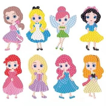 5d Diamond painting stickers girls 8 إستيكرات بنات رسم بالماس