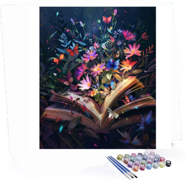 Book Painting By Numbers Kits For Adult & Kids 40*50 الرسم بالارقام لوحه الكتاب