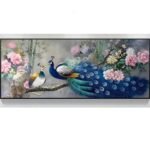 5d Peacock Full Round Drill Diamond Painting 45*85  لوحة الطاووس رسم بالماس في مصر