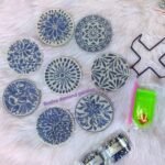 ⁦Diamond painting coater crystal drill 8 pieces كوسترات الرسم بالماس⁩ - الصورة ⁦2⁩