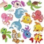 5d Diamond painting stickers fish إستيكرات أسماك رسم بالماس