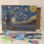 starry night Boshra diamond painting in egypt