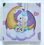 5d Diamond Painting rabit round drill 20*20 لوحة الارنب الفراوله   لوحات ماسية مشدوده علي ايطار