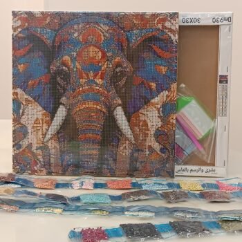 elephant 30*30 diamond painting Egypt