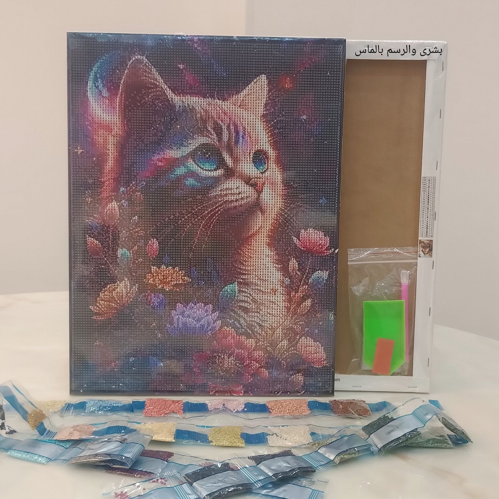 لوحه القطه لوحه ماسيه مصر Diamond Painting Egypt cat 30*40