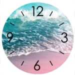 5d Diamond Painting Boshra Sea clock full round AB drill 45*45ساعة البحر الرسم بالماس