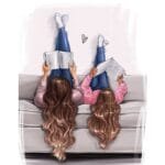 5d Diamond painting Girls full round drill 35*45 لوحة البنات رسم بالماس