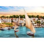 5d Diamond painting Aswan Egypt full round AB drill لوحه أسوان مصر رسم بالماس