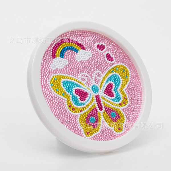 diamond painting Kids butterfly Full Drill 20*20 لوحة الفراشه الرسم بالماس للأطفال بالأطار