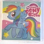5d Diamond Painting blue unicorn round drill 20*20 لوحة اليوني كورن الازرق لوحات ماسية مشدوده علي ايطار