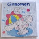 5d Diamond Painting Blue cinnamon round drill 20*20 لوحةسينامون الازرق لوحات ماسية مشدوده علي ايطار