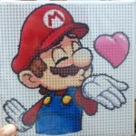 5d Diamond Painting Egypt Mario round drill 20*20 لوحة  لوحات ماسية مشدوده علي ايطار
