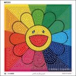 5d Diamond Painting Egypt flower Round drill with frame18*18 لوحة الورد لوحات ماسية مع إيطار