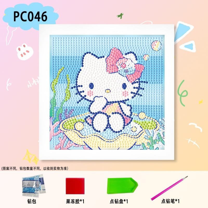 1688_image_share_5070c95cfd706bffb56d873c879ad164 5d Diamond Painting Egypt kitty Round drill with frame18*18 لوحة كيتي لوحات ماسية مع إيطار - الصورة 1