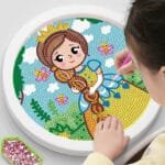 diamond painting Egypt moony Full Drill 20*20 لوحة ماسية القمر الرسم بالألماس بالبرواز