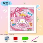 diamond painting Kids rabbit Drill with frame 18*18 لوحة الأرنب الرسم بالماس للأطفال
