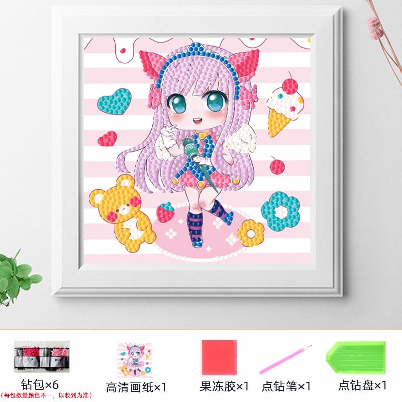 1688_image_share_f035662d085bed0b8819de8085a5fe0a 5d Diamond Painting Egypt girl partial drill with frame18*18 لوحة البنت لوحة ماسية جزئيه مع إيطار