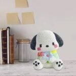 ⁦5d Boshra Diamond painting Egypt piggy bank Puppy round drill 17*12 cm حصاله بوبي كبير من بشري والرسم بالماس⁩ - الصورة ⁦3⁩