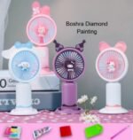 Boshra Diamond Painting Egypt Hand Fan مروحة يد رسم بالماس
