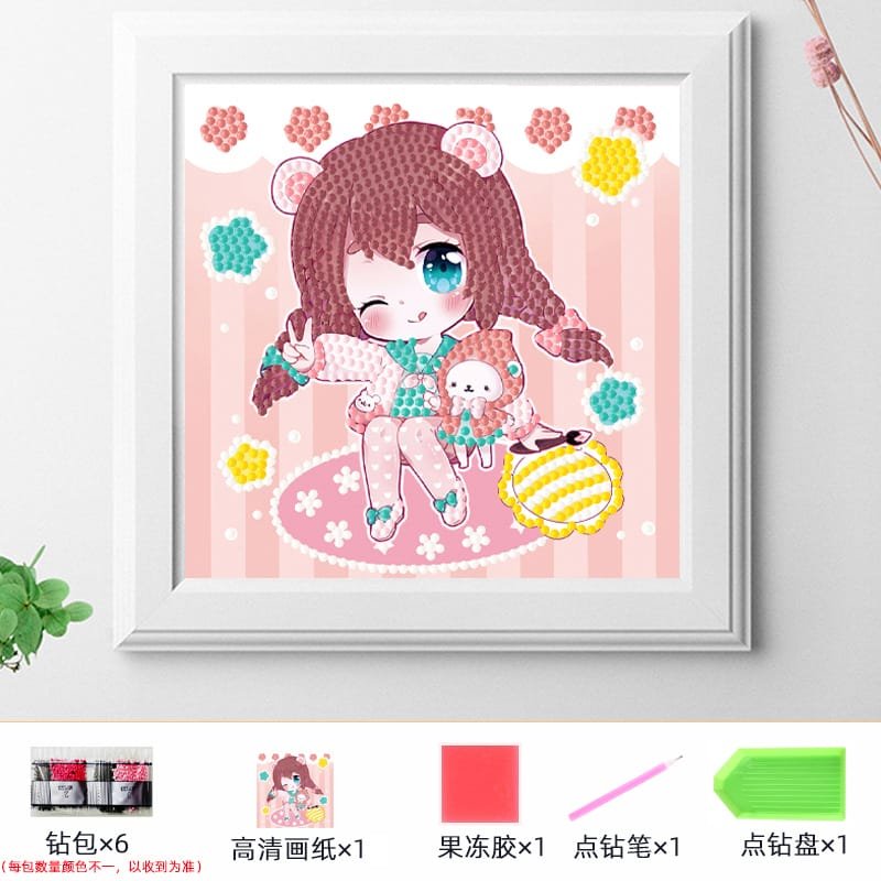 1688_image_share_150b7aa9633507d370dfbce5c4747390 5d Diamond Painting Egypt girl partial drill with frame18*18 لوحة البنت لوحة ماسية جزئيه مع إيطار