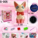 5d Boshra Diamond painting Egypt piggy bank cat round drill حصاله قطه من بشري والرسم بالماس