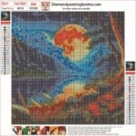 5d Diamond painting Egypt sea 1 full round drill 30*30 لوحة ماسية البحر 0 - الصورة 2