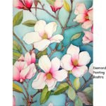 5d Diamond painting Egypt flower full round drill 30*40 لوحة ماسية الأزهار