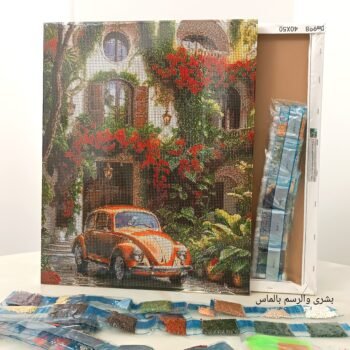 5d Diamond painting Egypt car full round drill 40*50 لوحة ماسية السياره