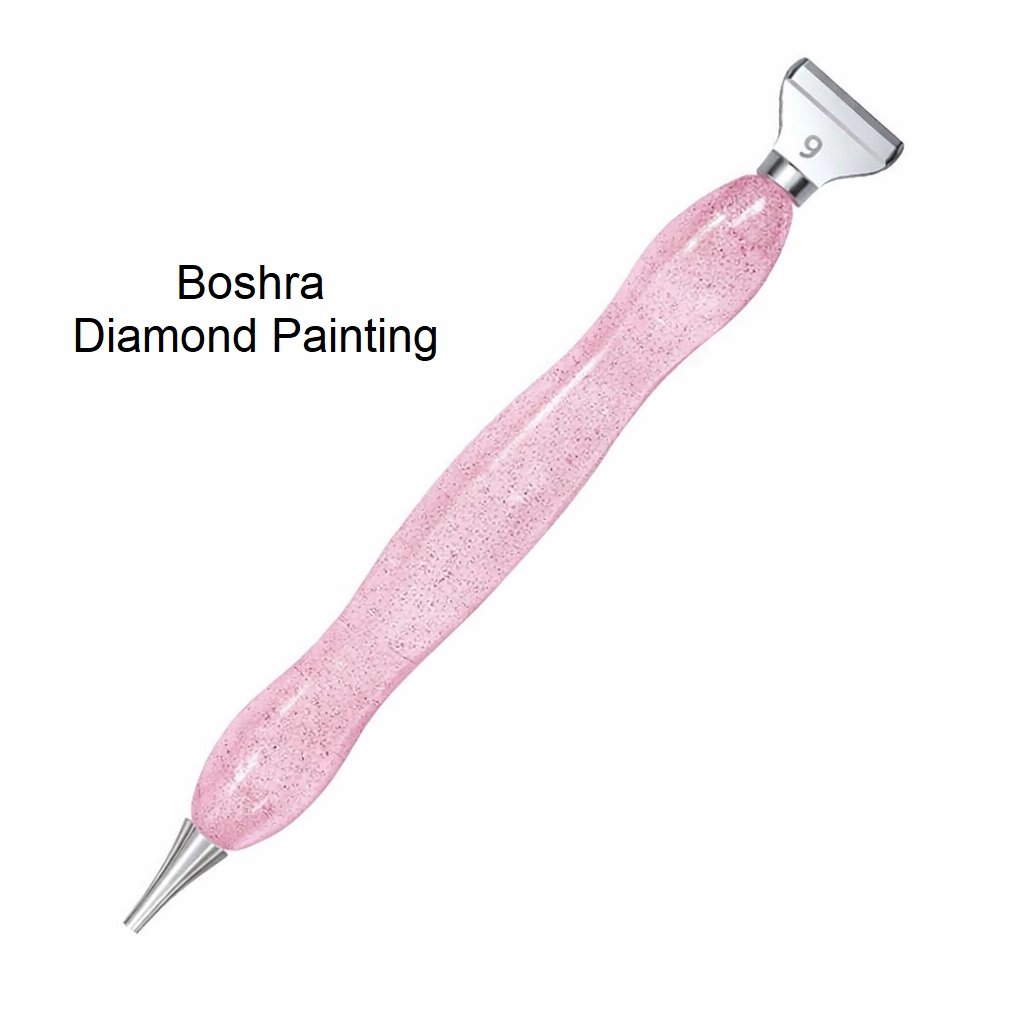Glittery dual-ended nail art tool Diamond painting