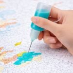 Boshra painting by number Egypt bottle pen زجاجة تلوين 30 ملي من بشرى والرسم بالماس