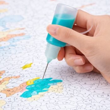 Boshra painting by number Egypt bottle pen زجاجة تلوين 30 ملي من بشرى والرسم بالماس