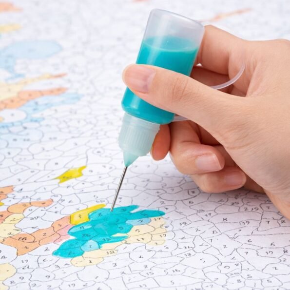 Boshra painting by number Egypt bottle pen زجاجة تلوين 30 ملي من بشرى والرسم بالماس