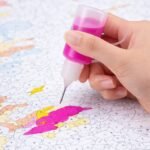 Boshra painting by number Egypt bottle pen زجاجة تلوين 30 ملي من بشرى والرسم بالماس