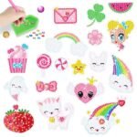 5d Diamond painting stickers girl  إستيكرات شقاوه بنات رسم بالماس دايموند مدور