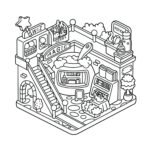⁦Cozy Comfy Corners coloring book for kids & Adult Egypt  كتاب التلوين كومفي كورنر كوزي الترا هاى كوبي⁩ - الصورة ⁦3⁩
