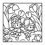 cozy garden coloring book for KIds & Adult Egypt