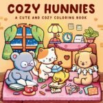 Cozy Hunnies coloring book Egypt for kids & Adult كتاب التلوين يوميات هانيز